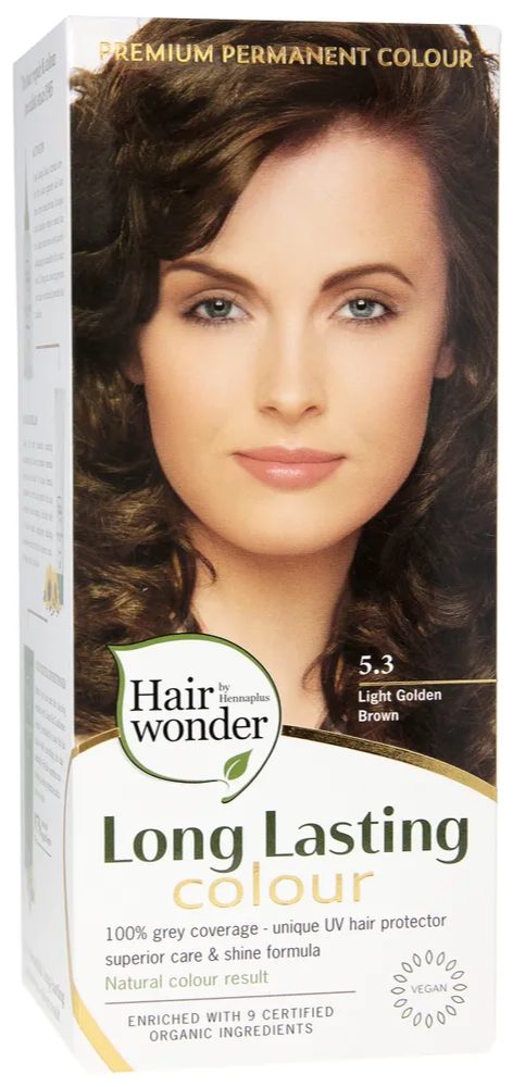 Hairwonder Long Lasting Colour 5.3 Light Golden Brown
