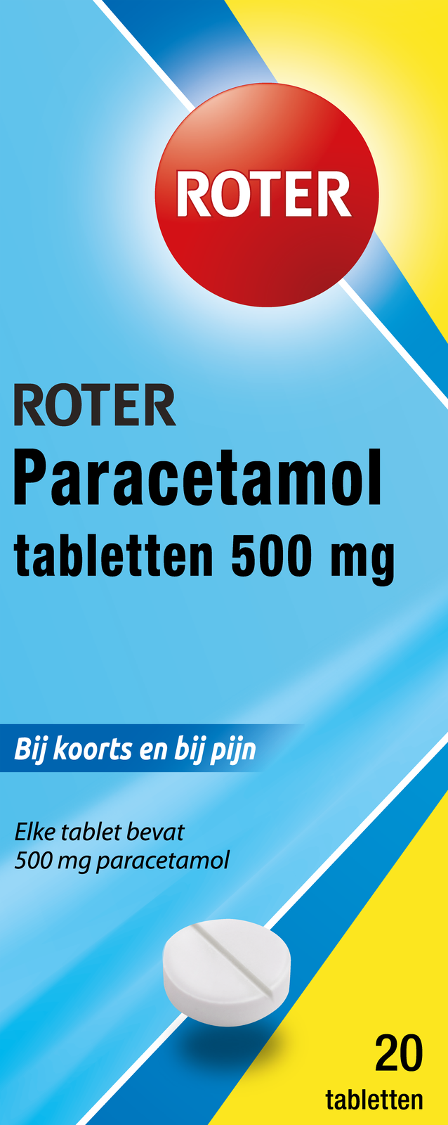 Roter Paracetamol Tabletten 500mg 20st