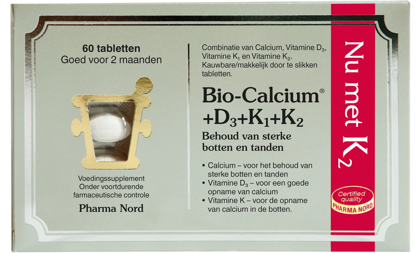 Pharma Nord Bio-Calcium+D3+K1+K2 Tabletten