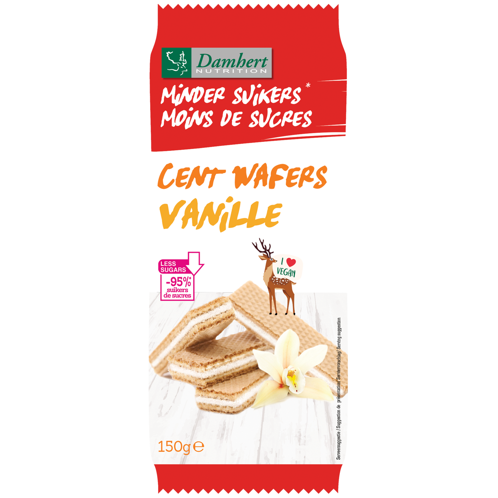 Damhert Low Carb Centwafers vanille