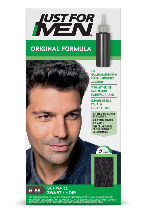 Just For Men Original Formula Haarkleuring - H55 Zwart