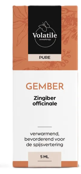 Volatile Gember (Zingiber Officinalis) 5ml
