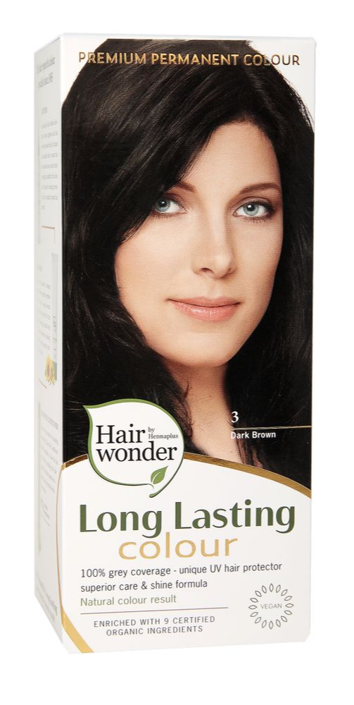 Hairwonder Long Lasting Colour 3 Dark Brown