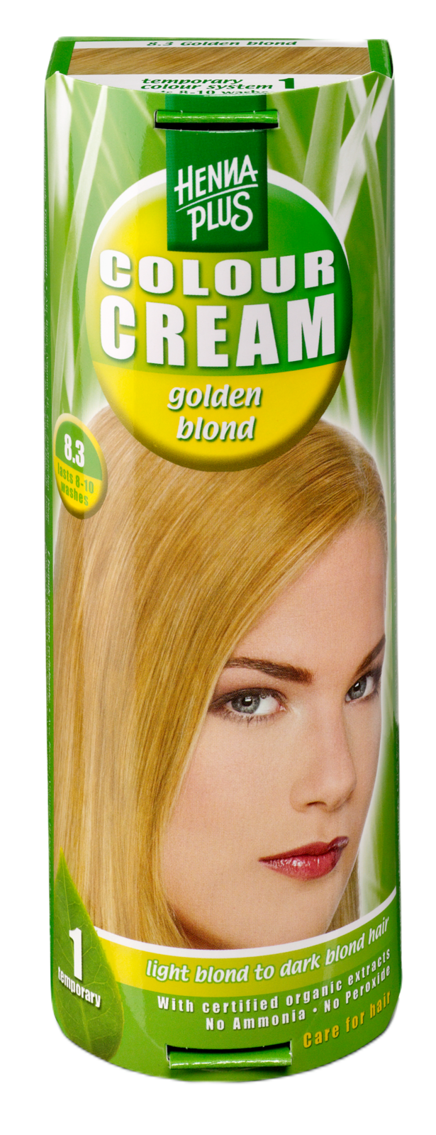 Hennaplus Colour Cream 8.3 Golden Blond
