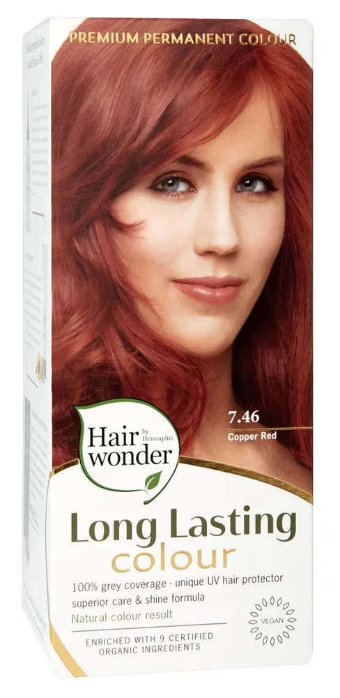 Hairwonder Long Lasting Colour 7.46 Copper Red