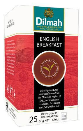 Dilmah English Breakfast Thee Zakjes