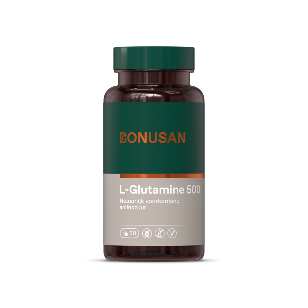 Bonusan L-Glutamine 500 Capsules
