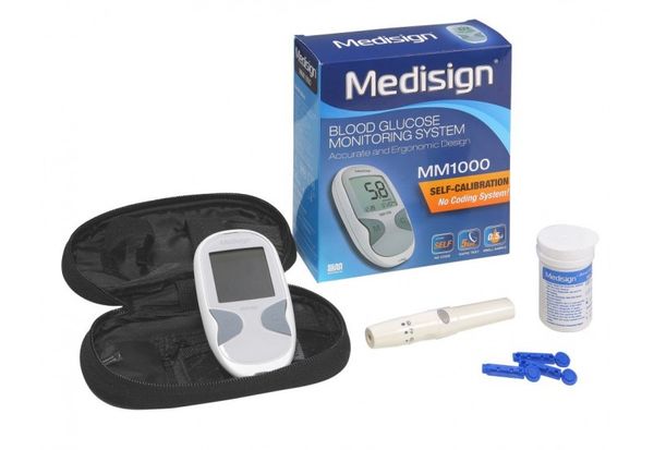 Medisign Glucosemeter MM1000 Kat En Hond