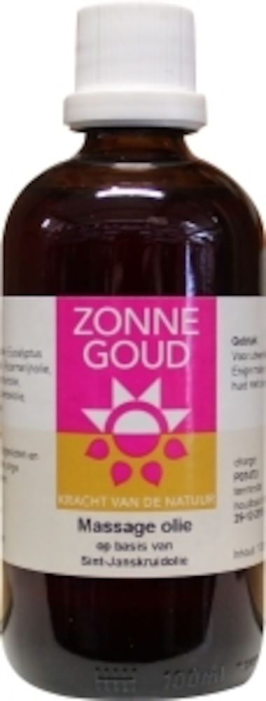 Zonnegoud Massageolie