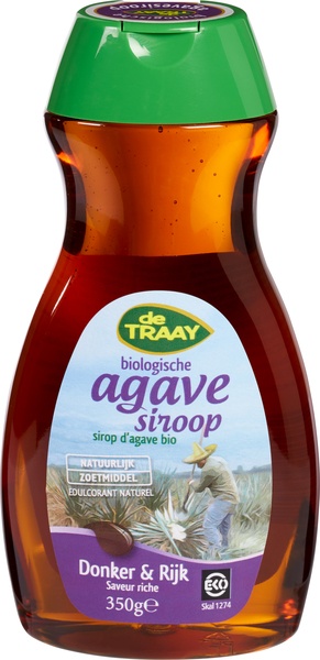De Traay Agavesiroop Donker & Rijk Biologisch