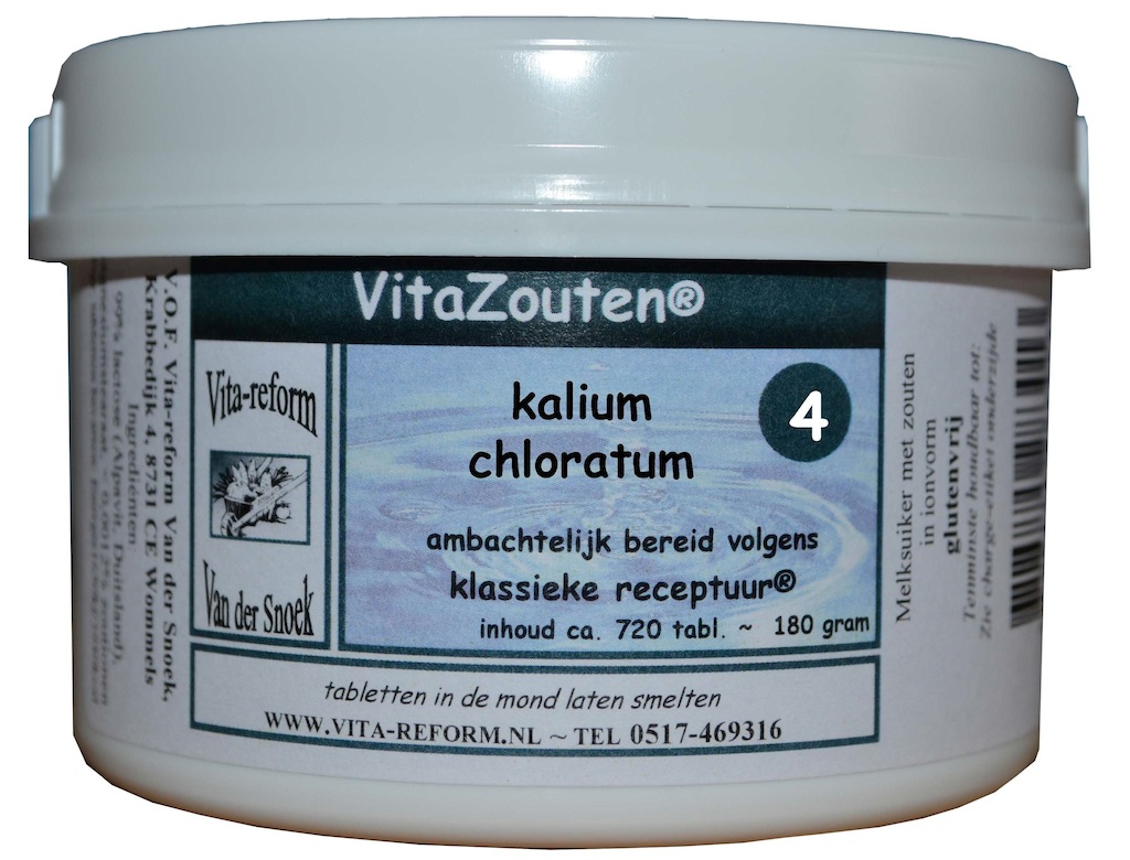 Vita Reform Vitazouten Nr. 4 Kalium Chloratum Muriaticum 720st