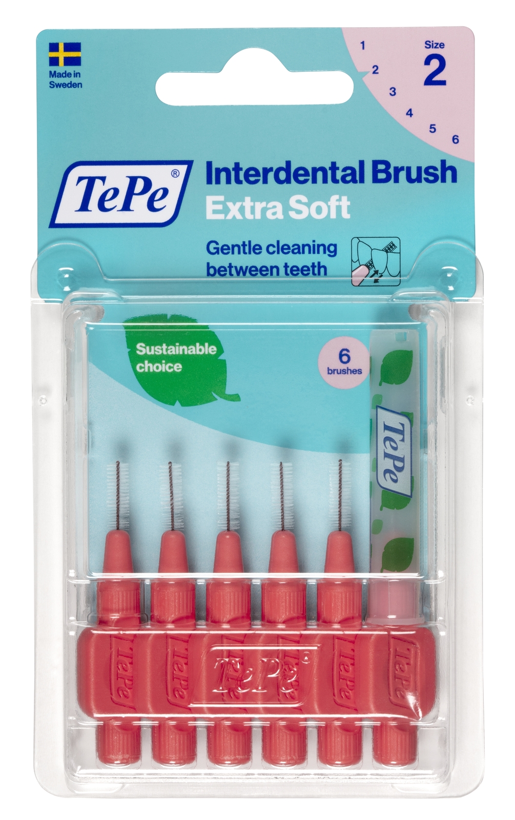 TePe Interdentale Rager Extra Soft Rood 0,5mm