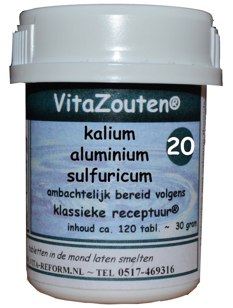 VitaZouten Nr. 20 Kalium Aluminium Sulfuricum 120st