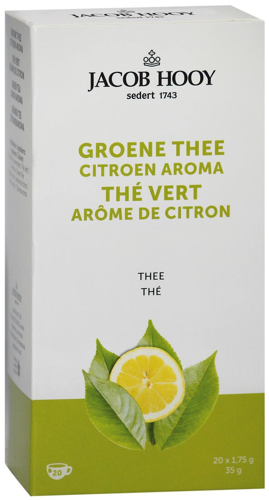 Jacob Hooy Groene Thee Citroen