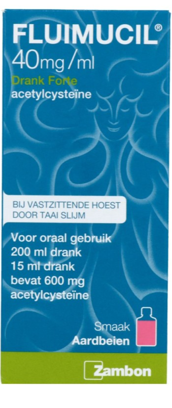 Fluimucil 40mg (4%) Drank Forte