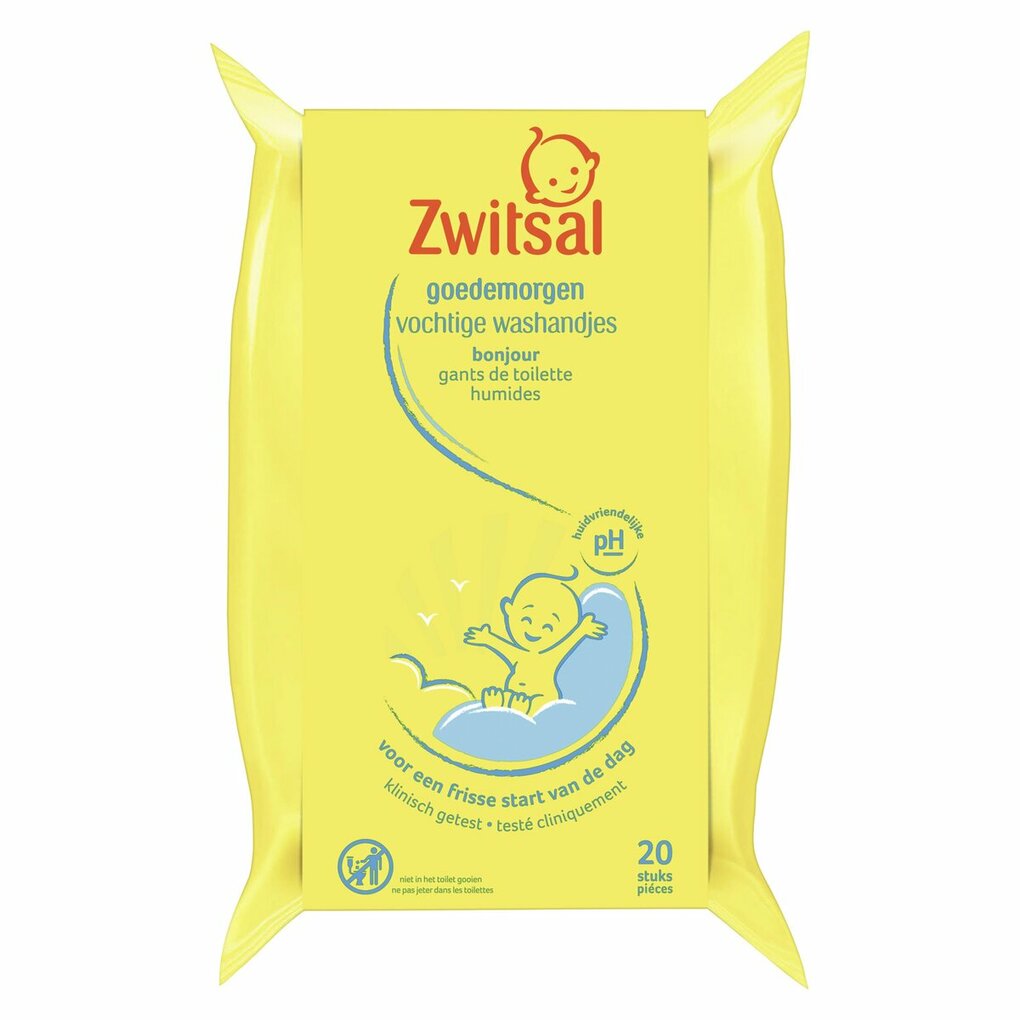 Zwitsal Goedemorgen Vochtige Washandjes