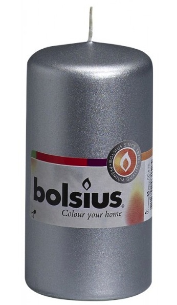 Bolsius Stompkaars Zilver 120/60