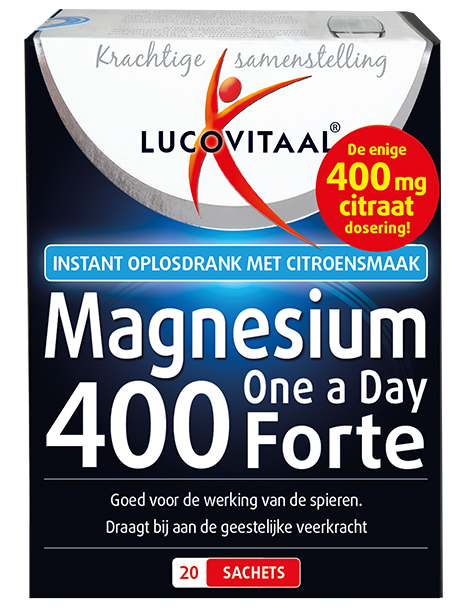 Lucovitaal Magnesium  Poeder Forte 400mg Sachets