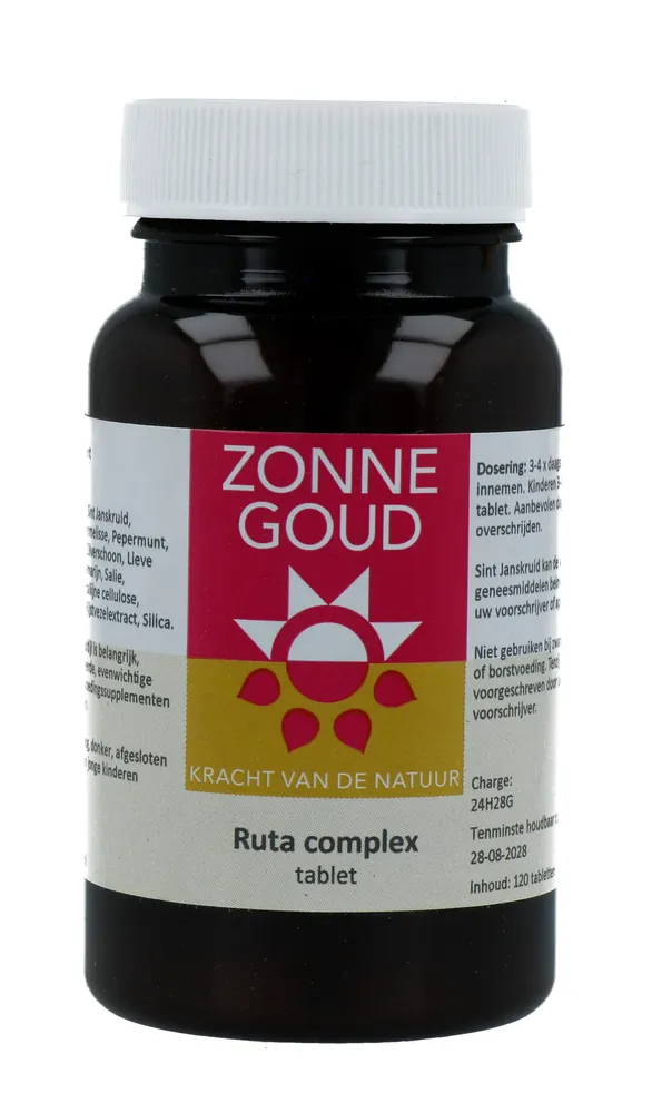 Zonnegoud Ruta Complex Tabletten