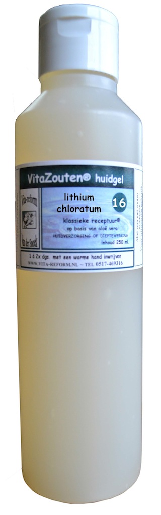 Vita Reform Vitazouten Huidgel Nr. 16 Lithium Muriaticum 250ml