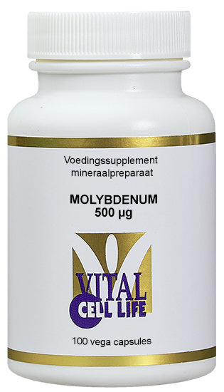Vital Cell Life Molybdenum 500 mcg Capsules