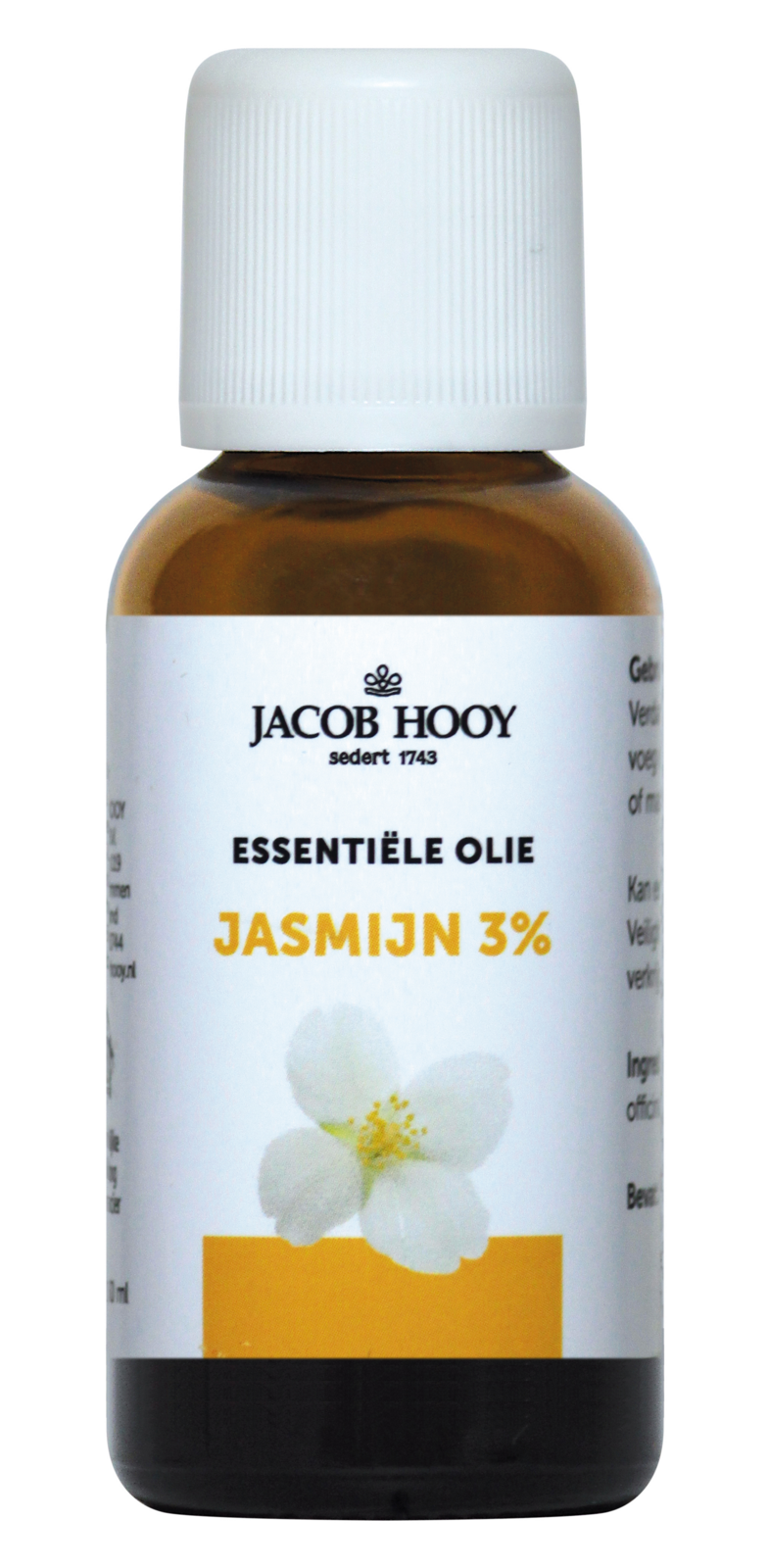 Jacob Hooy Essentiële Olie Jasmijn 30ml