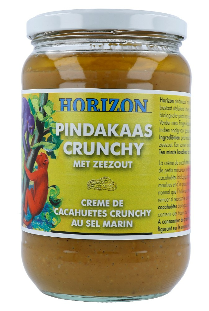 Horizon Pindakaas Crunchy Met Zeezout