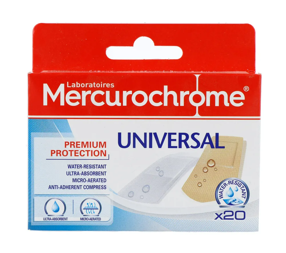Mercurochrome Pleisters Universal