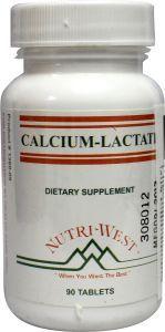Nutri West Calcium Lactate Tabletten