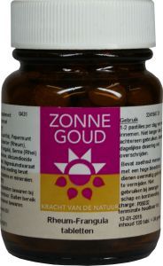 Zonnegoud Rheum Frangula Tabletten