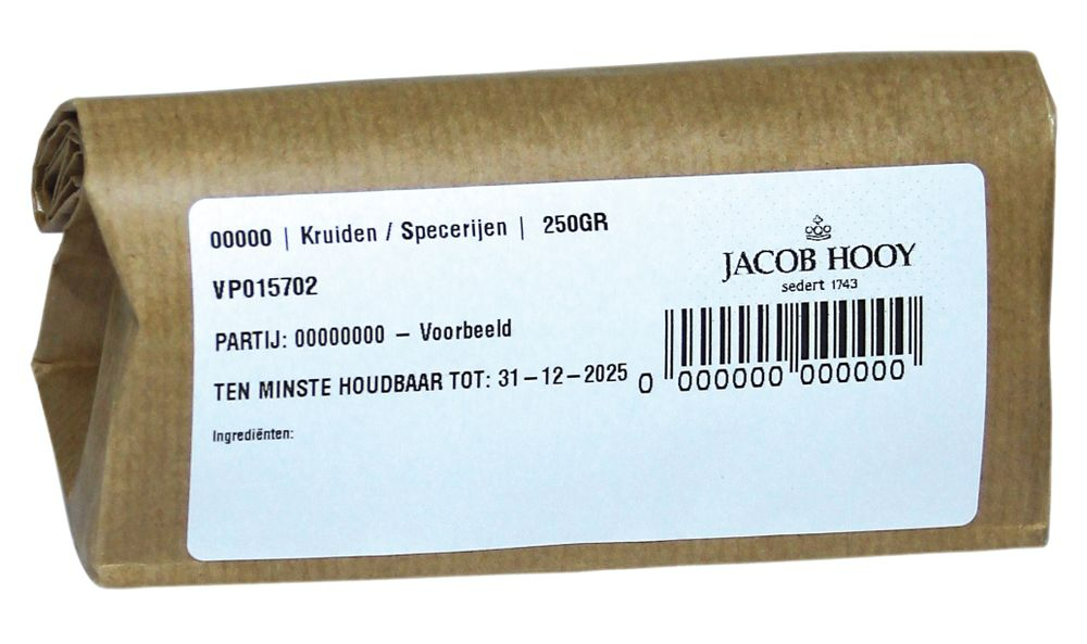 Jacob Hooy Maisbaard Gesneden