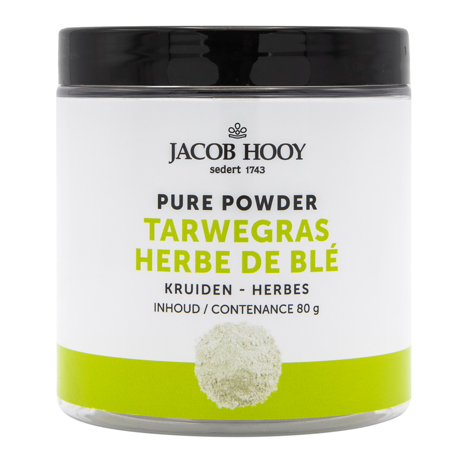 Jacob Hooy Pure Powder Tarwegras Poeder