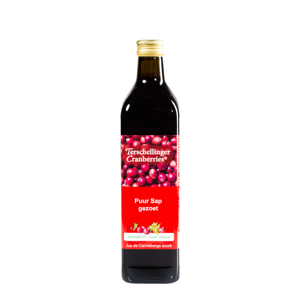 Terschellinger Cranberries Cranberrysap Eko Gezoet