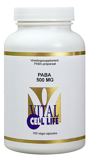 Vital Cell Life PABA 500 mg Capsules