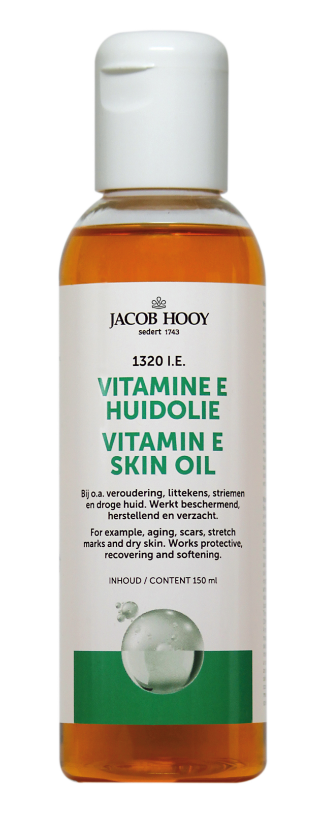 Jacob Hooy Vitamine E Huidolie 150ml