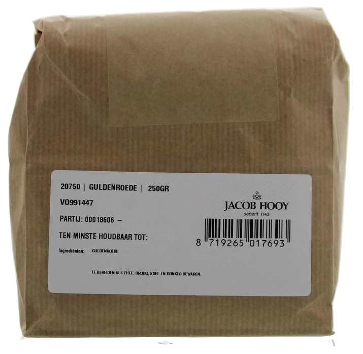 Jacob Hooy Guldenroede Blad Gesneden 250gr
