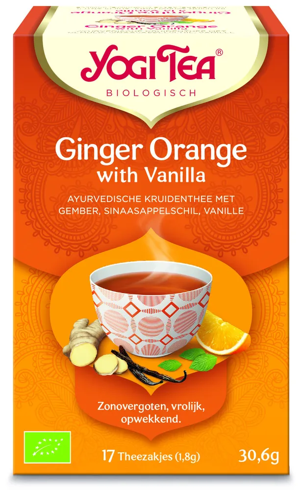 Yogi Tea Ginger Orange With Vanilla Kruidenthee