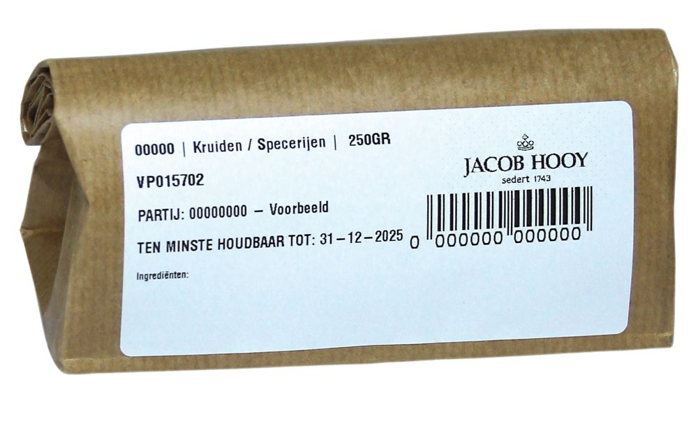 Jacob Hooy Waterkers Gesneden