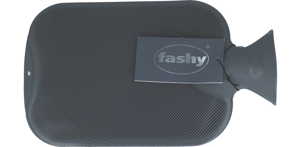 Fashy Warmwaterzak Enkelgeribbeld Antraciet