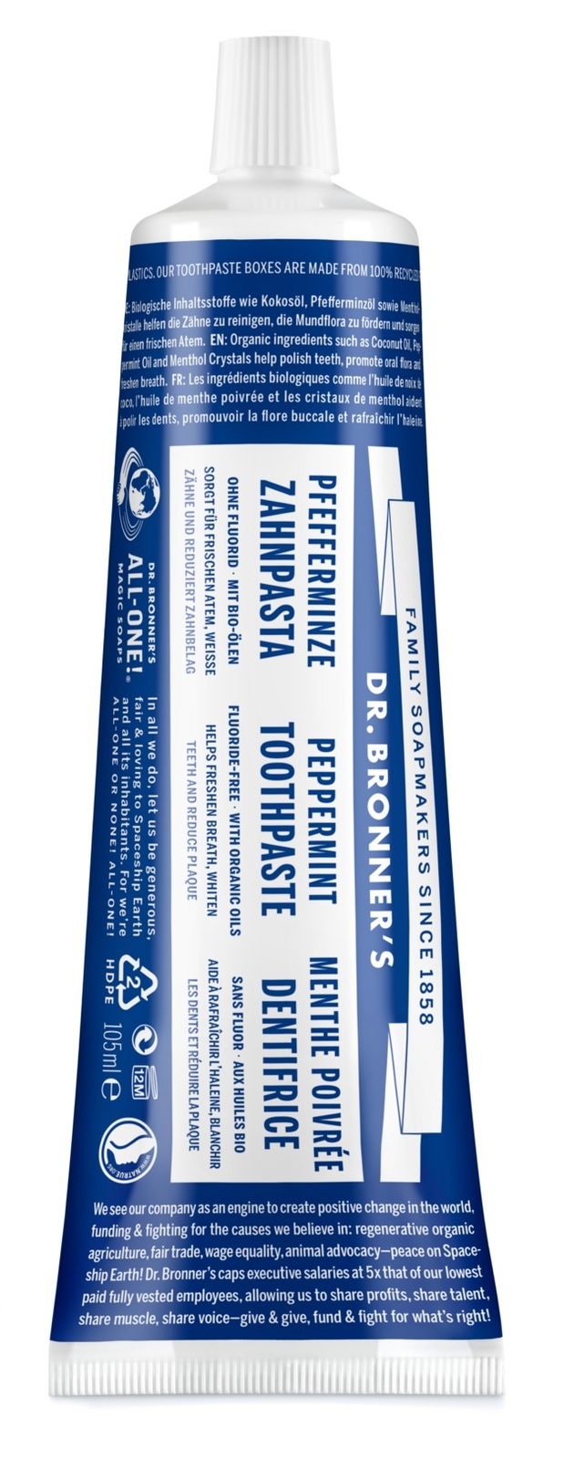 Dr. Bronner Tandpasta Pepermunt