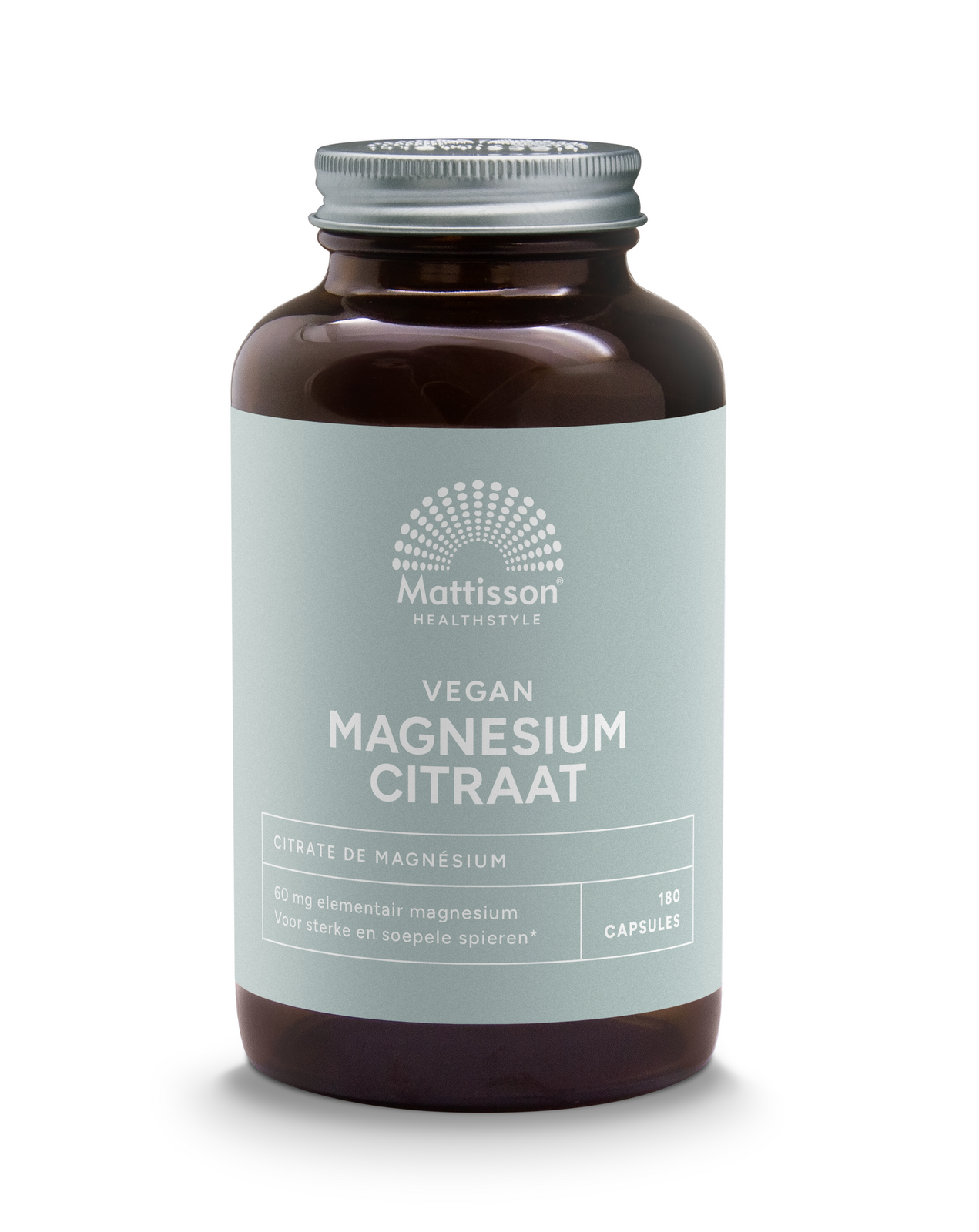 Mattisson HealthStyle Magnesium Citraat 60 mg Elementair Magnesium Capsules