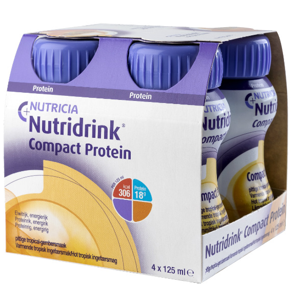 Nutridrink Compact Protein Pittige Tropical Gembersmaak