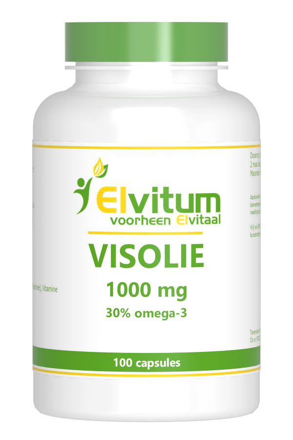 Elvitum Visolie 1000mg Capsules