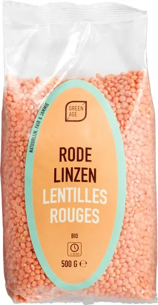 Green Age Rode Linzen