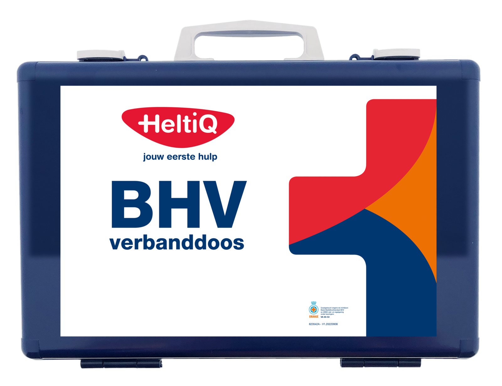 HeltiQ BHV Verbanddoos Modulair - Blauw
