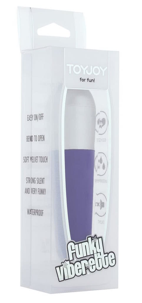 Toyjoy Vibrator Funky Viberette Purple