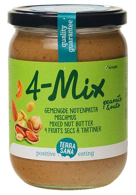TerraSana 4-Mix Gemengde Notenpasta
