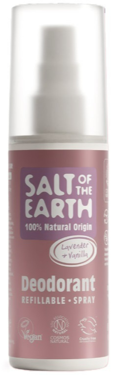 Salt of the Earth Lavender + Vanilla Deodorant Refillable Spray
