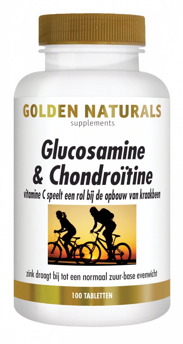 Golden Naturals Glucosamine & Chondroïtine﻿ Tabletten