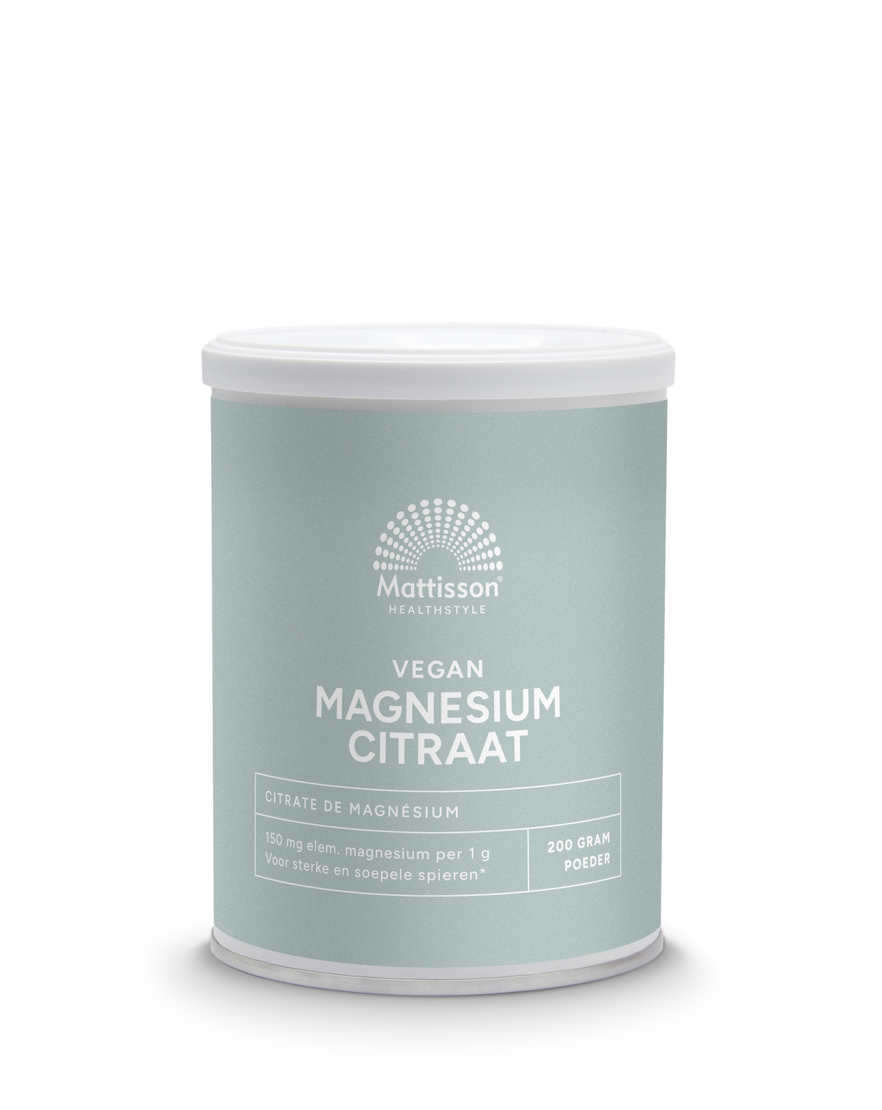 Mattisson HealthStyle Magnesium Citraat Poeder 200gr